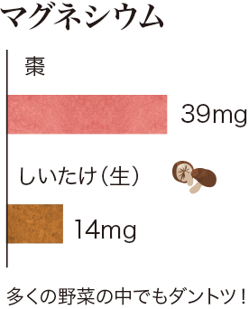 なつめに含まれる栄養成分・比較